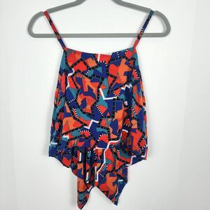 UO Leith Geometric Open Back Top Size S